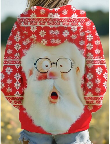  naisten joulu vetoketjulliset hupparit vetoketjulliset collegepaidat graafinen eläin koira tyylikäs lämmin aktiivinen pitkähihainen hupullinen normaali toppi koti työ juhla iltapuku kiristysnyöri