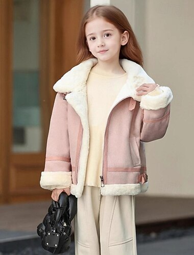 Παιδιά Κοριτσίστικα Μπουφάν από τεχνητό σουέτ Μπουφάν fleece Jachetă Συμπαγές Χρώμα Μοντέρνα Φερμουάρ Τσέπη Διατηρείτε Ζεστό ΕΞΩΤΕΡΙΚΟΥ ΧΩΡΟΥ Παλτό Εξωτερικά ενδύματα 4-12 χρόνια Φθινόπωρο   Παιδιά Κοριτσίστικα Μπουφάν από τεχνητό σουέτ Μπουφάν fleece Jachetă Συμπαγές Χρώμα Μοντέρνα Φερμουάρ Τσέπη Διατηρείτε Ζεστό ΕΞΩΤΕΡΙΚΟΥ ΧΩΡΟΥ Παλτό Εξωτερικά ενδύματα 4-12 χρόνια Φθινόπωρο