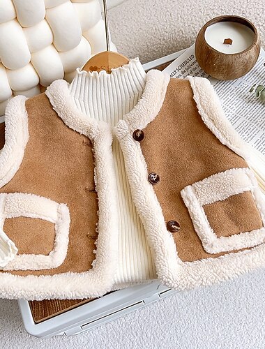 Παιδιά Κοριτσίστικα Μπουφάν από τεχνητό σουέτ Μπουφάν fleece Jachetă Συμπαγές Χρώμα Μοντέρνα Τσέπη Διατηρείτε Ζεστό ΕΞΩΤΕΡΙΚΟΥ ΧΩΡΟΥ Παλτό Εξωτερικά ενδύματα 4 έτη + Φθινόπωρο Χακί   Παιδιά Κοριτσίστικα Μπουφάν από τεχνητό σουέτ Μπουφάν fleece Jachetă Συμπαγές Χρώμα Μοντέρνα Τσέπη Διατηρείτε Ζεστό ΕΞΩΤΕΡΙΚΟΥ ΧΩΡΟΥ Παλτό Εξωτερικά ενδύματα 4 έτη + Φθινόπωρο Χακί