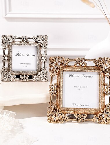  1 szt. Kreatywna, dekoracyjna ramka na zdjęcia w kształcie węzła z drutu, wykonana z żywicy, do powieszenia na biurku, ciepła ramka na zdjęcia, odpowiednia do dekoracji rodzinnych zdjęć i jako