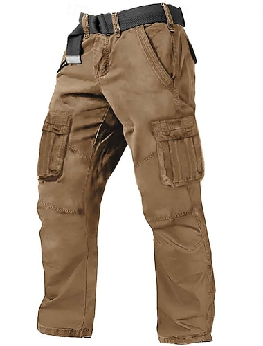 رجالي بنطلون كارجو سراويل البضائع التنزه السراويل متعدد الجيب الساق المستقيمة سهل يمكن ارتداؤها رطوبة فتل مكتمل الطول الأماكن المفتوحة مناسب للبس اليومي التخييم والتنزه موضة أناقة الشارع أسود أزرق   رجالي بنطلون كارجو سراويل البضائع التنزه السراويل متعدد الجيب الساق المستقيمة سهل يمكن ارتداؤها رطوبة فتل مكتمل الطول الأماكن المفتوحة مناسب للبس اليومي التخييم والتنزه موضة أناقة الشارع أسود أزرق