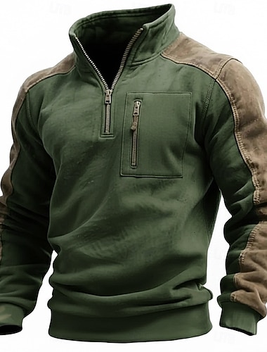 Pánské Mikiny a svetry s kapucí Dlouhý rukáv Stojáček Poloviční zip Podzim Zima Jaro & podzim Barevné bloky Vinobraní Denní Na běžné nošení Kapsy Barevné bloky Venkovní Ležérní Oblečení na atletiku   Pánské Mikiny a svetry s kapucí Dlouhý rukáv Stojáček Poloviční zip Podzim Zima Jaro & podzim Barevné bloky Vinobraní Denní Na běžné nošení Kapsy Barevné bloky Venkovní Ležérní Oblečení na atletiku