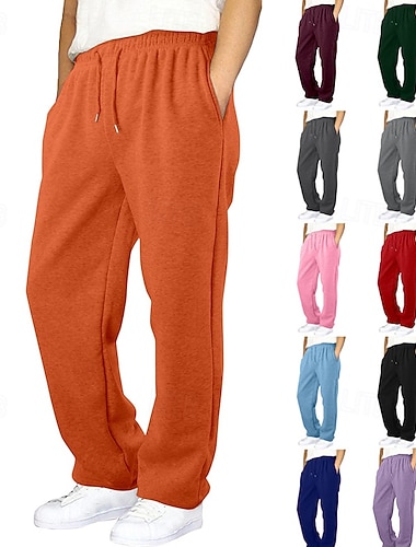 Herren Jogginghose Jogginghose mit weitem Bein Hose Jogginghose mit offenem Saum Kordelzug Elastischer Bund Gerader Schnitt Einfach Atmungsaktiv Volle Länge Sport im Freien Lässig Täglich Urlaub Mode   Herren Jogginghose Jogginghose mit weitem Bein Hose Jogginghose mit offenem Saum Kordelzug Elastischer Bund Gerader Schnitt Einfach Atmungsaktiv Volle Länge Sport im Freien Lässig Täglich Urlaub Mode