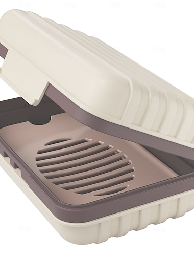  såpeholder 1-pakning til dusj reisesåpeetui med lokk til treningsstudio camping nødvendigheter fotturer reisestørrelse toalettartikler bærbar lekkasjesikker