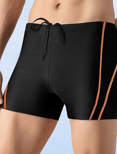  Homme Shorts de bain Short de bain Maillots de bain Élastique Respirant Bas Cordon de serrage Surf Bikini Plongée Rayures Été