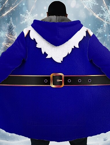  Natale Per uomo Grafico Cappotto Invernale Giacca in Pile Cappotto Calore Termico Confortevole Casual Abbigliamento quotidiano Cerniera Tasca Stampa 3D Autunno Inverno Con Cappuccio Manica Lunga