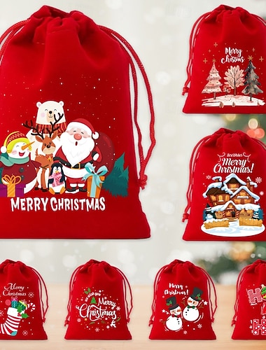 7 قطع من أكياس عيد الميلاد الكبيرة ذات الرباط - سانتا كلوز، عيد ميلاد سعيد، أحمر &أكياس هدايا حفلات العطلات الخضراء مع إغلاق برباط مثالية لتخزين هدايا عيد الميلاد والهالوين وعيد الفصح وعيد الشكر   7 قطع من أكياس عيد الميلاد الكبيرة ذات الرباط - سانتا كلوز، عيد ميلاد سعيد، أحمر &أكياس هدايا حفلات العطلات الخضراء مع إغلاق برباط مثالية لتخزين هدايا عيد الميلاد والهالوين وعيد الفصح وعيد الشكر