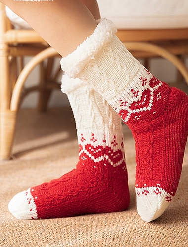  зимние носки-тапочки для женщин, теплые, пушистые, нескользящие, домашние носки-тапочки для сна дома или после родов