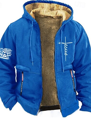 Herren Kapuzensweatshirt Vollreißverschluss-Kapuzensweatshirt Sherpa-Fleece-Hoodie Wein Armeegrün Marineblau Blau Khaki Mit Kapuze Kreuz Kordelzug Reißverschluss Patchwork Sport & Outdoor Täglich   Herren Kapuzensweatshirt Vollreißverschluss-Kapuzensweatshirt Sherpa-Fleece-Hoodie Wein Armeegrün Marineblau Blau Khaki Mit Kapuze Kreuz Kordelzug Reißverschluss Patchwork Sport & Outdoor Täglich