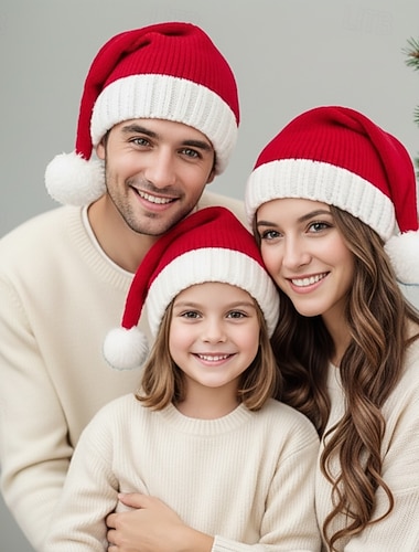 Семейный вид Новогодняя тематика Шапки Контрастных цветов Новогодние подарки Пэчворк Красный Повседневные Подходящие наряды   Семейный вид Новогодняя тематика Шапки Контрастных цветов Новогодние подарки Пэчворк Красный Повседневные Подходящие наряды