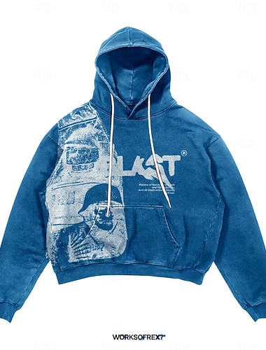  Bokstaver Biskop Genser Hettegenser med glidelås Pullover Lomme foran til Herre Dame Unisex Voksne Varmstempling for Gate Fritid / hverdag