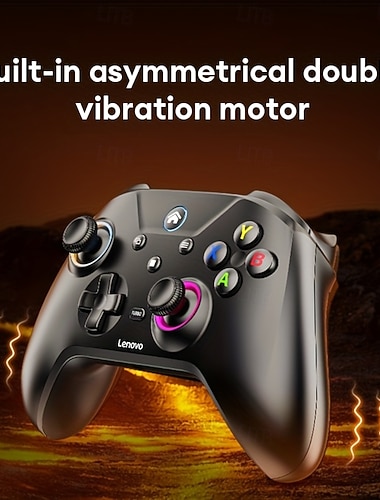  A Lenovo S02 vezeték nélküli játékvezérlő menő, több platformmal kompatibilis, nagy pontosságú vezérlés, hordozható, kényelmes markolatú kialakítás, stílusos megjelenés, PC-s játékokhoz alkalmas,