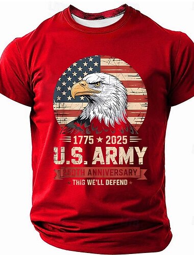 4. juli 2026 250. mindedag patriotisk patriot grafisk amerikansk flag T-shirt