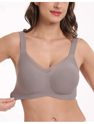  女性用のインパクトのあるスポーツブラワイヤレスサポートパッド入りミディアムサポートヨガブラ、取り外し可能なカップ付き