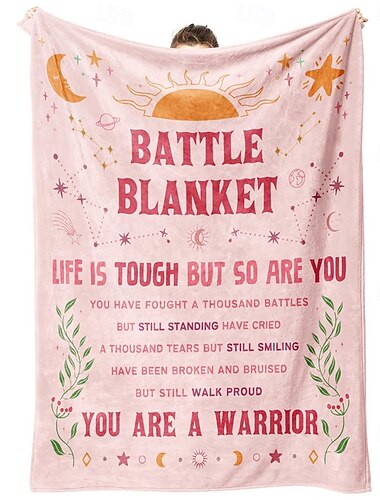 coperte in pile Coperta per divano Regalo Citazione ispiratrice Motivazionale Positivo Divano Da letto Coperta decorativa Coperta calda Arredamento per la casa
