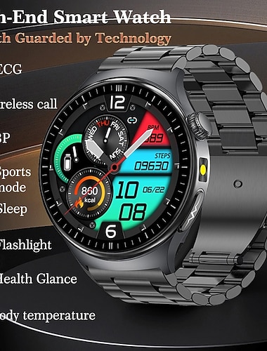  2025 nové EKG PPG zdravotní diagnostika chytré hodinky pro muže a ženy s trackerem tepové frekvence sportovní LED svítilna chytré hodinky