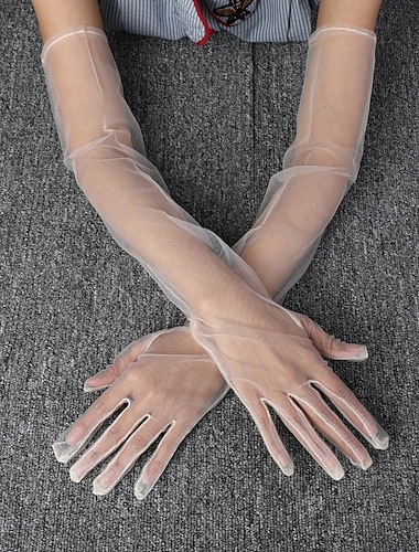  Γυναικεία 1 ζευγάρι Ακροδάχτυλα / Γάντια χωρίς δάχτυλα Κομψό στυλ street / Υπαίθριο Γάντια - Μονόχρωμο Ολόκληρο το Δάχτυλο