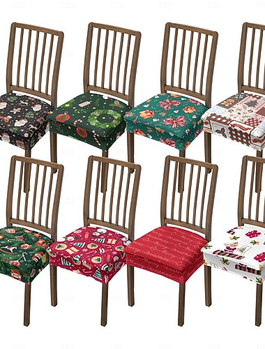  Copertura per sedia da cucina Geometrico Stampato Poliestere Copriletto