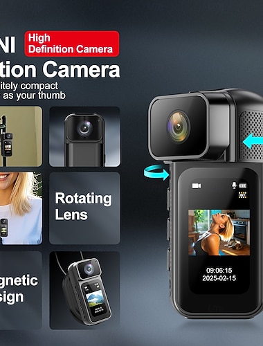  S80 HD sportcamera anti-shake outdoor camcorder magnetische nekband duimcamera