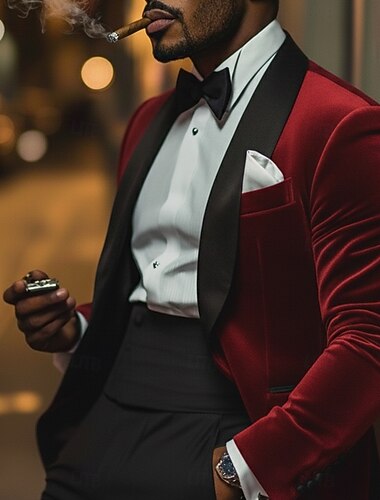 رجالي جاكيت بليزر ياقة شال عيد الميلاد حفلة كاجوال لون سادة Blazer أصفر أحمر أرجواني قياس نحيل قالب مثالي Single Breasted One-button   رجالي جاكيت بليزر ياقة شال عيد الميلاد حفلة كاجوال لون سادة Blazer أصفر أحمر أرجواني قياس نحيل قالب مثالي Single Breasted One-button