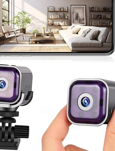  câmera escondida wi-fi câmeras espiãs internas armazenamento d pode ficar inativo bateria de longa duração visão nítida detecção de movimento gravação em tempo real segurança sem fio