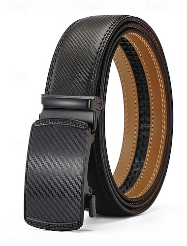 自動バックル付きメンズ本革ベルト、スタイリッシュで調節可能なドレスウエストバンド、複数の色、耐久性のあるビジネス&カジュアルアクセサリー、クリスマスギフトに最適   自動バックル付きメンズ本革ベルト、スタイリッシュで調節可能なドレスウエストバンド、複数の色、耐久性のあるビジネス&カジュアルアクセサリー、クリスマスギフトに最適