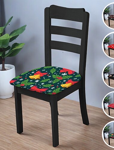 Coprisedile natalizio, coprisedia natalizio per casa, ufficio o sedia da pranzo, decorazione natalizia   Coprisedile natalizio, coprisedia natalizio per casa, ufficio o sedia da pranzo, decorazione natalizia