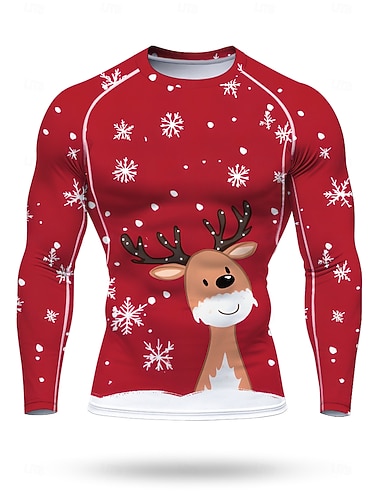  Jul Herr Unisex T-shirt för jogging Atletisk skjorta Gymtröja Konditionströja Träningsskjorta Långärmad T-shirt Grafisk UPF 50 UV-resistent Mjuk Svettavvisande Mountainbike Gymträning Mountain bike