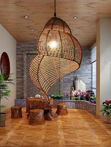 romantisk strandlampskärm böjd rottingtaklampa i brunt handvävd lampa vintage asiatisk stil industriell belysningsarmatur för café bar restaurang bondgård   romantisk strandlampskärm böjd rottingtaklampa i brunt handvävd lampa vintage asiatisk stil industriell belysningsarmatur för café bar restaurang bondgård