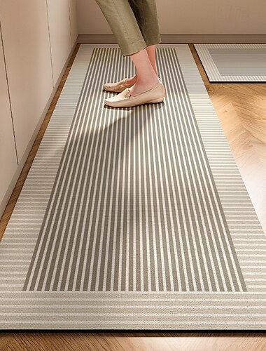  Läuferteppich für Küchenteppich Flur Küchenweich rutschfest maschinenwaschbar saugfähiger Diatom Schlamm Fußboden Teppich Wabi Sabi Stil ölbeständig schnell trocknend langlebige Wohnkultur Fußpolster