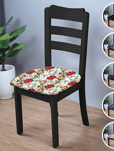 Coprisedile natalizio, coprisedia natalizio per casa, ufficio o sedia da pranzo, decorazione natalizia   Coprisedile natalizio, coprisedia natalizio per casa, ufficio o sedia da pranzo, decorazione natalizia