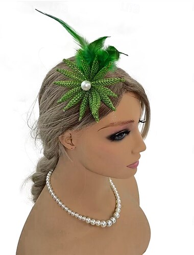  Fascinators Pearl Fabric Fedora Hat Formal Wedding Christmas Tea Party Horse Race Elegant Vintage With Feather Headpiece Headwear