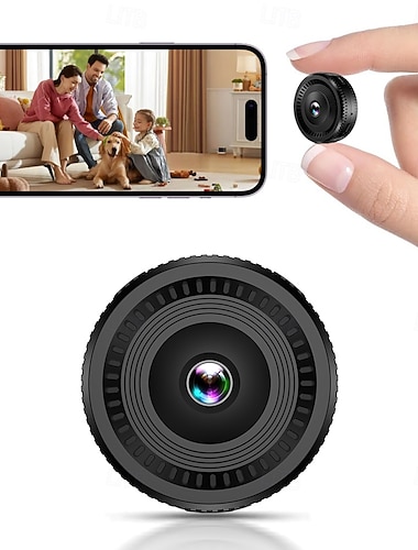  Câmera de segurança 1080p sem fio para ambientes internos, câmera residencial para animais de estimação/bebês, adequada para escritórios domésticos, câmera interna com visão noturna para segurança