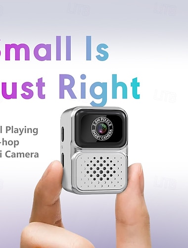  מצלמת מחזיק מפתחות מיני HD לייף סטייל עם יכולת הקלטת תמונות ווידאו, מצלמה דיגיטלית בגודל אגודל לסטודנטים עם מסך IPS בגודל 0.96 אינץ'