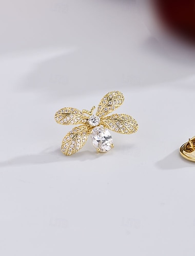  Броши Классический Ретро Пчела Элегантный стиль Мода Симпатичные Стиль На заказ Простой Брошь Бижутерия Золотой Назначение Свадьба Для вечеринок Подарок Обручение Выпускной фестиваль