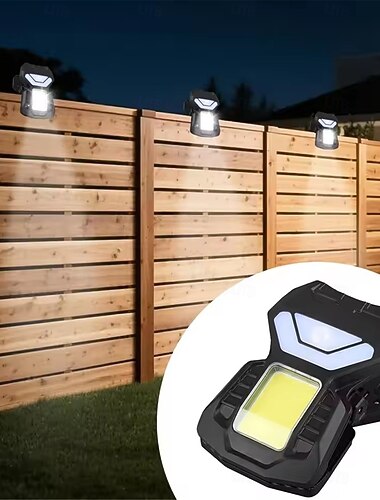  Soldrevet bevegelsessensor vegglampe utendørs langvarig vanntett solcelledrevet klipslampe gjerde gårdsplasslampe 1 stk