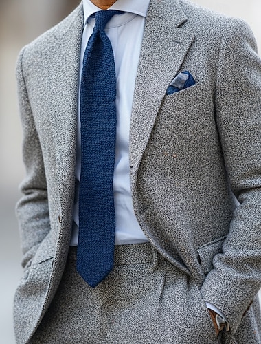  herre bryllupsdresser forretningsdresser i ull med hakkslag svart burgunder daglig forretningsdress ensfarget skreddersydd passform 2-delt enkeltspent to-knapps dress