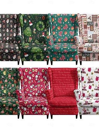 Copertura per poltrona a orecchioni Floreale / Geometrico / A righe Stampato Poliestere Copriletto