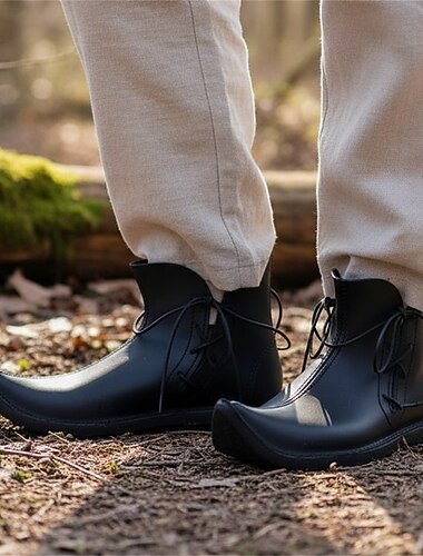  レトリ／ヴィンテージ 中世 ルネッサンス シューズ 仮装 男性用 セルティック 海賊 ハロウィーン カーニバル マスカレード マスカレード パーティー 大人 シューズ