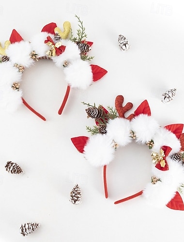 Дети Девочки Аксессуары для волос Принцесса Новогодние подарки Для вечеринок Каждый Красный Золотой   Дети Девочки Аксессуары для волос Принцесса Новогодние подарки Для вечеринок Каждый Красный Золотой