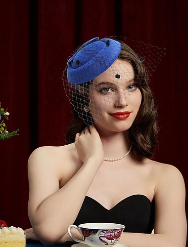  מפגשים דמוי פנינה כובע פאדורה חתונה מסיבת תה מירוץ סוסים קוקטייל אלגנטית וינטאג' סגנון חמוד עם פפיון דמוי פנינה כיסוי ראש כיסוי ראש