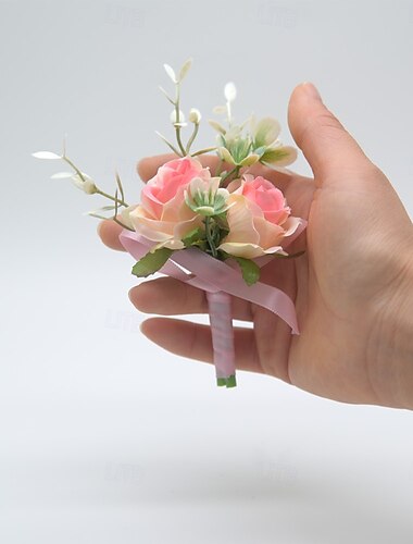  Bryllup håndledd blomster Håndledscorsage Bryllup / Fest Bånd Blomster