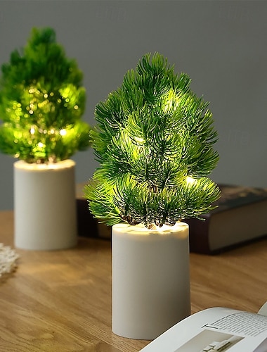  choinka lampka nocna kreatywna symulacja bukiet lampka nocna sypialnia lampka nocna nastrojowe światło dekoracja domu ozdoba na biurko pudełko na baterie aaa