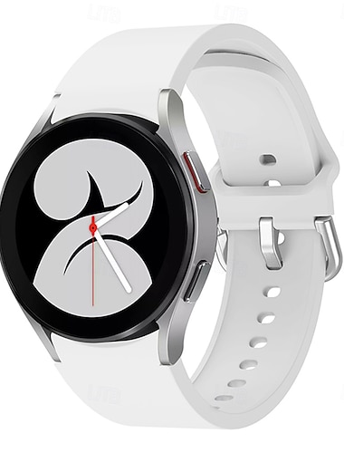  Pasek do zegarka na Samsung Galaxy Watch 7/6/5/4 40/44mm, Watch 6 Classic 43/47mm, Watch 4 Classic 42/46mm Silikon Zastąpienie Pasek Regulowany Pasek sportowy Nowoczesna klamra Mankiet