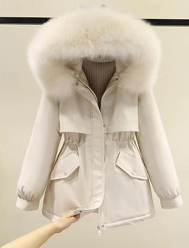 نسائي معطف شتوي حديقة الدفء مريح سحاب جيب كاجوال سهل عطلة مناسب للبس اليومي مناسب للخارج عطلة نهاية الاسبوع طويلة مع قبعة عادي كم طويل ملابس خارجية أسود أخضر فاتح وردي بلاشيهغ الخريف الشتاء   نسائي معطف شتوي حديقة الدفء مريح سحاب جيب كاجوال سهل عطلة مناسب للبس اليومي مناسب للخارج عطلة نهاية الاسبوع طويلة مع قبعة عادي كم طويل ملابس خارجية أسود أخضر فاتح وردي بلاشيهغ الخريف الشتاء