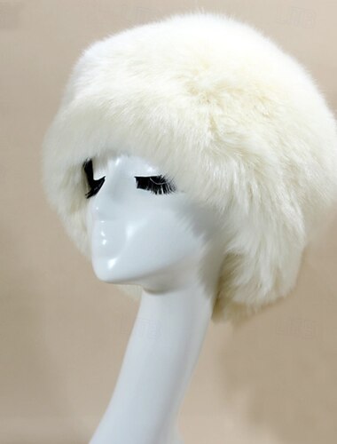  Жен. Шляпа Шляпа с низкой тульей Теплый на открытом воздухе Для улицы Трикотаж Чистый цвет