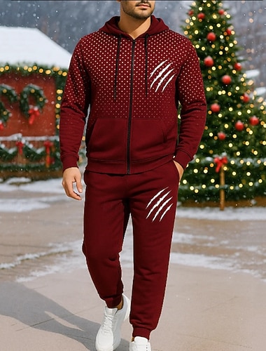  Jul Herr 2-delad träningsoverall Lounge-hoodie Sweatshirt med full dragkedja Blixtlås i fullängd med ficka Geometrisk Träningsdräkter Vår Svart Vin Resor Löpning Andningsfunktion Långärmad Sport