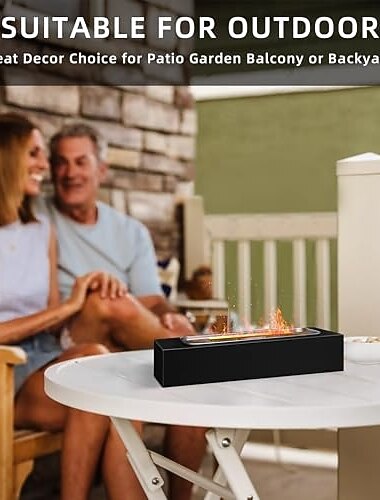  Tischfeuerstelle, tragbare Feuerschale für den Außenbereich, Tischkamin für Geschenke, Campingunterhaltung, rauchfreier S'mores-Maker