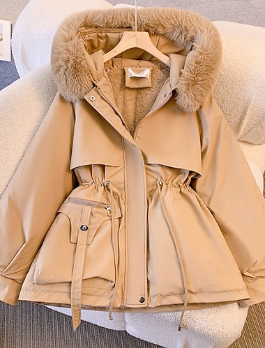 نسائي معطف شتوي سترة هوديي حديقة الدفء مريح سحاب جيب كاجوال سهل عطلة مناسب للبس اليومي مناسب للخارج عطلة نهاية الاسبوع عادية مع قبعة عادي كم طويل ملابس خارجية أسود أبيض كاكي الخريف الشتاء   نسائي معطف شتوي سترة هوديي حديقة الدفء مريح سحاب جيب كاجوال سهل عطلة مناسب للبس اليومي مناسب للخارج عطلة نهاية الاسبوع عادية مع قبعة عادي كم طويل ملابس خارجية أسود أبيض كاكي الخريف الشتاء