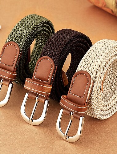 نسائي حزام البوليستر أسود أبيض أحمر جمل البيج حزام خصر شارع عطلة نهاية الاسبوع لون سادة   نسائي حزام البوليستر أسود أبيض أحمر جمل البيج حزام خصر شارع عطلة نهاية الاسبوع لون سادة